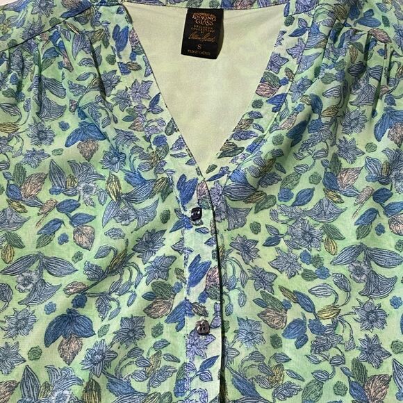 Disney's Alice Through The Looking Glass Button Front Floral Maxi Dress Size S - Picture 3 of 16